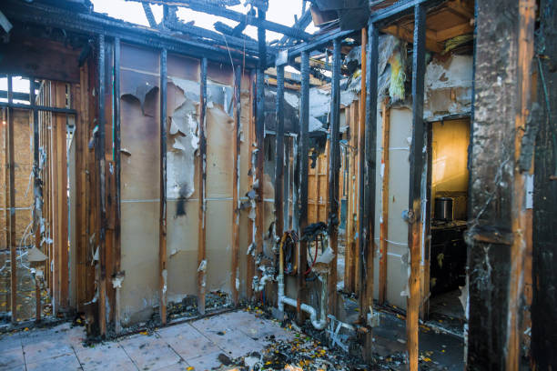 Professional Fire Damage Cleanup technician working in Maple Shade, NJ